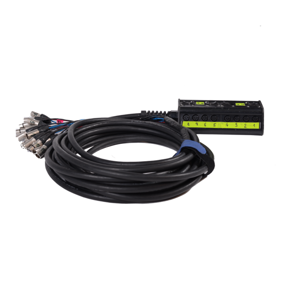 Multicore-Kabel 12in / 4out 16m