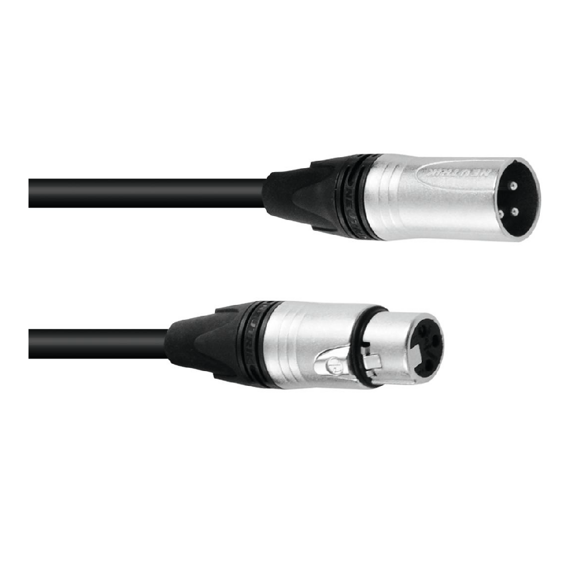 XLR-Kabel M - XLR F, 3 m